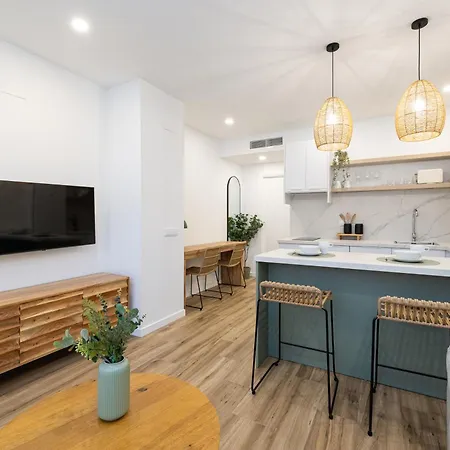 Bright Renovated -terrace -1bedroom 1bath Apartment Malaga